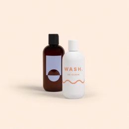 Custom 8 Oz Wash With Push-pull Cap - Direct Print - All Colors