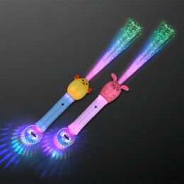 Custom Light-Up Easter Wands, Bunny and Chick Assorted Pack of 2 