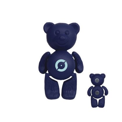 Custom Bear Magnet - Blue