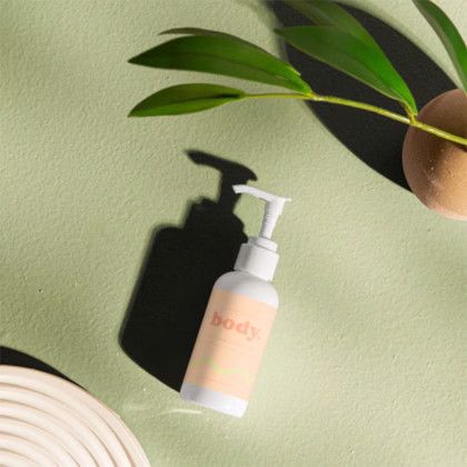 Custom 4 Oz Hand Lotion With Pump Cap - Full Color Label - White Lifestyle