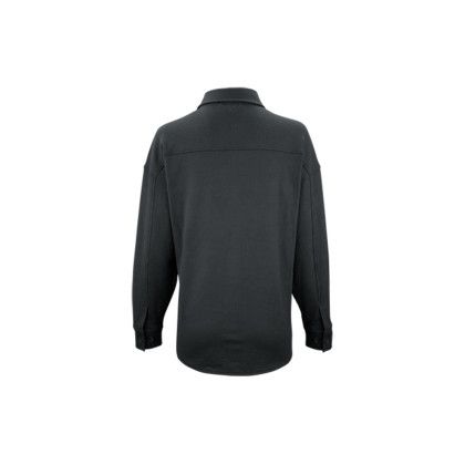 Custom Women's Journey Overshirt - Charcoal Back View