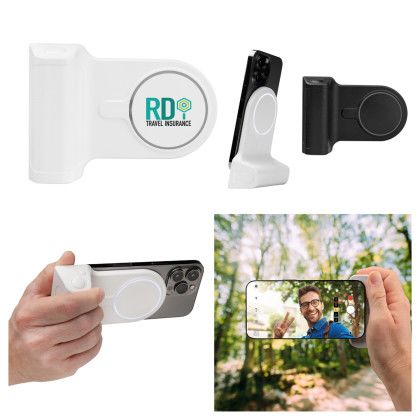 Custom 4,500 mAh Mag Max Power Bank With Selfie Shutter - All Colors