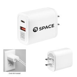 Custom 30W ETL Listed Wall Adapter - White 