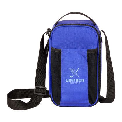 Custom Custom Crossbody Recycled 6-Can Cooler - Royal 