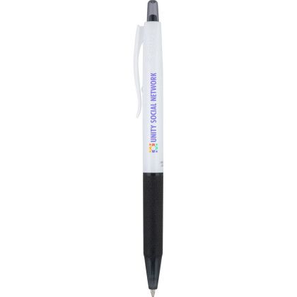 Custom Retractable Ball Point Pen - Black