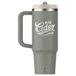 Custom Stanley Quencher ProTour Flip Straw Tumbler 40 oz - Gray 