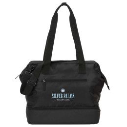 Custom Daybreak Recycled Weekender Tote - Black 