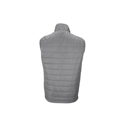 Custom Apex Compressible Quilted Vest - Grey Back View