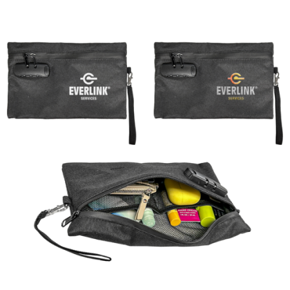 Custom Locking Pouch - Black