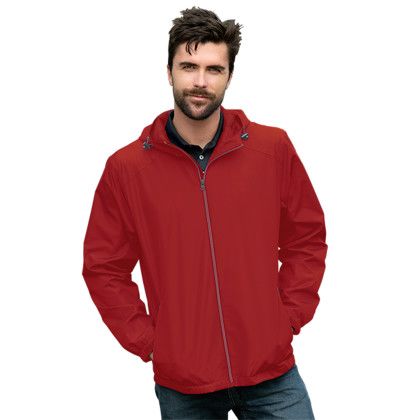 Custom Newport Jacket - Model Wearing Red Jacket Custom Newport Jacket - Model Wearing Red Jacket
