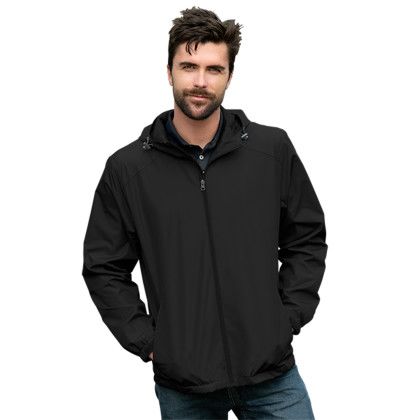 Custom Newport Jacket - Model Wearing Black Jacket Custom Newport Jacket - Model Wearing Black Jacket