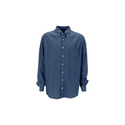 Custom Men's Hudson Denim Shirt - Front View