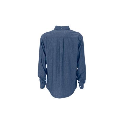 Custom Men's Hudson Denim Shirt - Back View