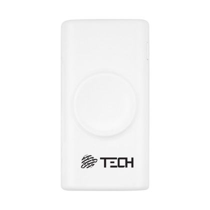 Custom Rabs Smart Watch Power Bank - White 