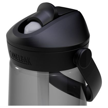 Custom CamelBak Thrive 25 oz Flip Straw Bottle with Tritan Renew - Charcoal Tritan