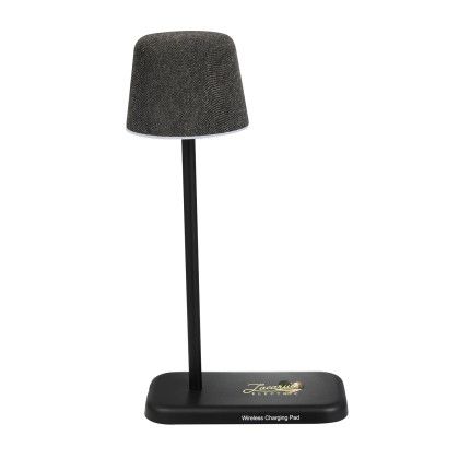 Custom Sound Shine Desktop Lamp and Bluetooth Speaker - Front View 