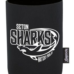 Custom Koozie Collapsible Neoprene Can Cooler - Black