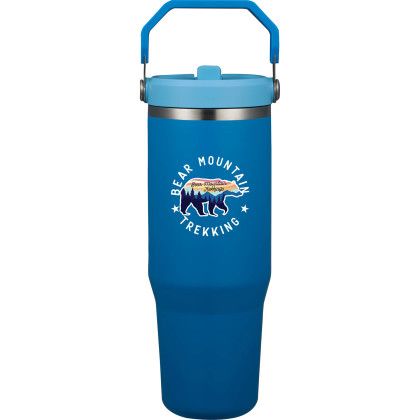 Custom Stanley IceFlow 2.0 Flip Straw Tumbler 30oz - Azure Custom Stanley IceFlow 2.0 Flip Straw Tumbler 30oz - Azure