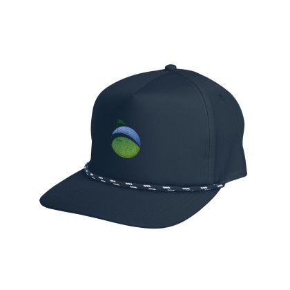 Custom Stroke Play Rope Cap - Embroidered - Navy With Navy 