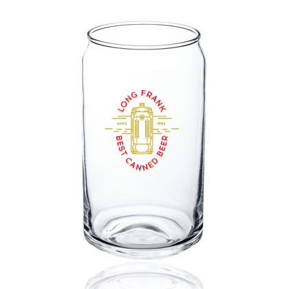 Custom 16 oz. ARC Can Shaped Beer Glasses - Clear Custom 16 oz. ARC Can Shaped Beer Glasses - Clear