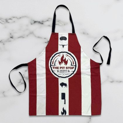 Custom Full Color Dye Sublimated Apron - White 