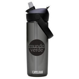 Custom CamelBak Thrive 20 oz Flip Straw Bottle with Tritan Renew - Charcoal With Logo