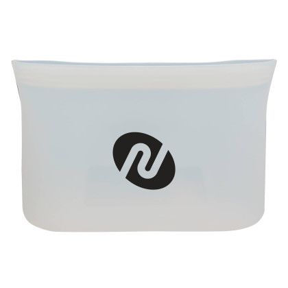 Custom Zili Silicone Food Storage Bag 8oz - Clear 