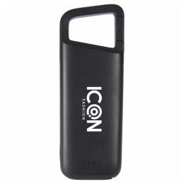 Custom Clip Clap Water Resistant 5000 mAh Power Bank - Black