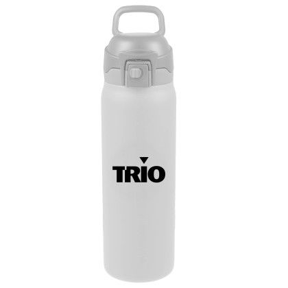 Custom Rhine 2-in-1 Vacuum Eco-Friendly Bottle 30 oz - White