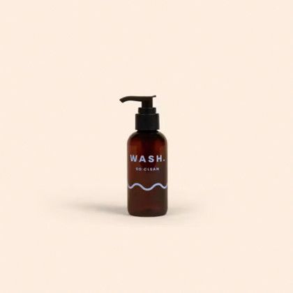 Custom 4 Oz Wash With Pump Cap - Direct Print - Glossy Amber 