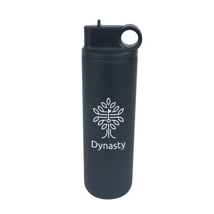 Custom 27 Oz. Roanoke Stainless Steel Bottle - Navy
