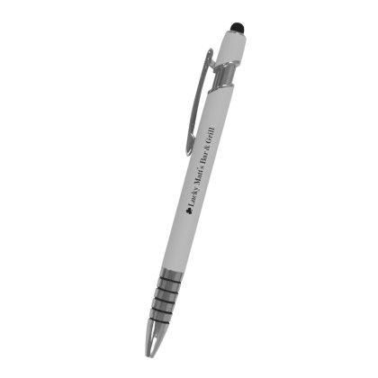 Custom Bentlee Incline Stylus Pen - White