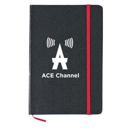 Custom Shelby Notebook - Black With Red