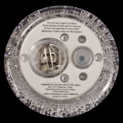 Color Changing Light Up Beer Glass Bottom