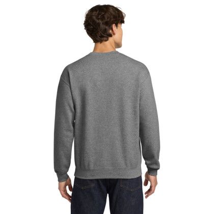 Custom Gildan Heavy Blend Crewneck Sweatshirt - Graphite Heather Back view 