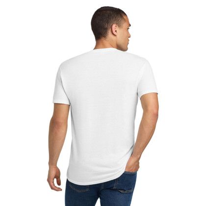 Custom Jerzees - Dri-Power 50/50 Cotton/Poly T-Shirt - White Back View