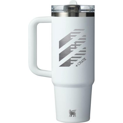Custom Stanley Quencher ProTour Flip Straw Tumbler 30 oz - Frost