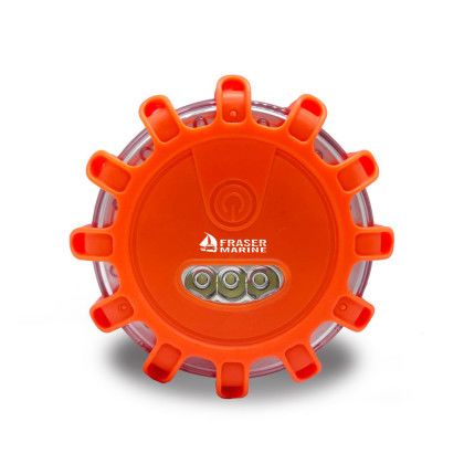 Custom LED Road Flare - Orange With Logo