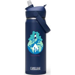 Custom CamelBak Thrive Flip Straw VSS 20 oz - Navy With Logo