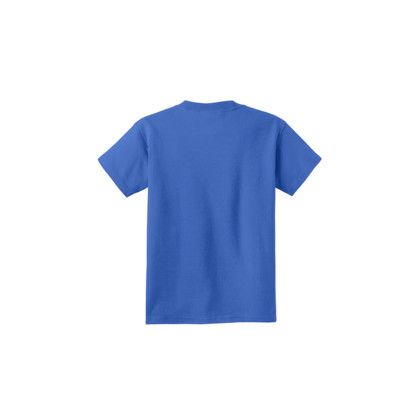 Custom Port & Company Youth Core Cotton Tee - Royal Back Side Custom Port & Company Youth Core Cotton Tee - Royal Back Side