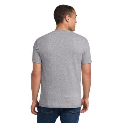 Custom Jerzees - Dri-Power 50/50 Cotton/Poly T-Shirt - Athletic Heather Back View