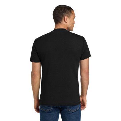 Custom Jerzees - Dri-Power 50/50 Cotton/Poly T-Shirt - Black Back View