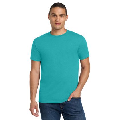 Custom Jerzees - Dri-Power 50/50 Cotton/Poly T-Shirt - Jade Front View
