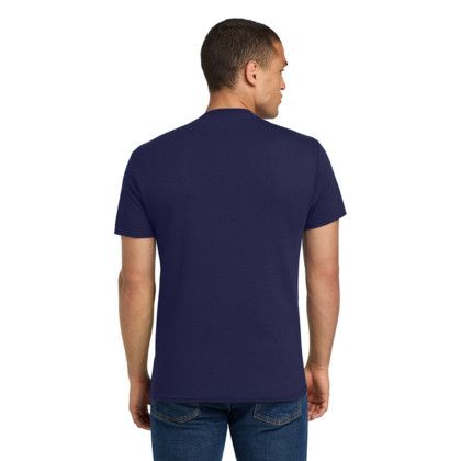 Custom Jerzees - Dri-Power 50/50 Cotton/Poly T-Shirt - Navy Back View