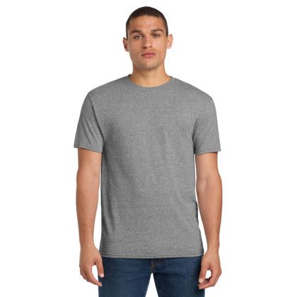 Custom Jerzees - Dri-Power 50/50 Cotton/Poly T-Shirt - Oxford Gray Front View