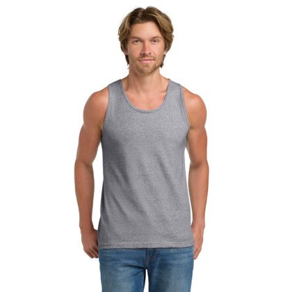 Custom Gildan Ultra Cotton 100% US Cotton Tank Top - Sports Grey Front View Custom Gildan Ultra Cotton 100% US Cotton Tank Top - Sports Grey Front View