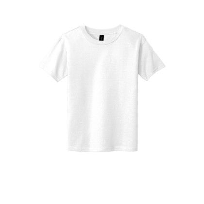Custom Gildan Youth Softstyle T-Shirt - White Back View 