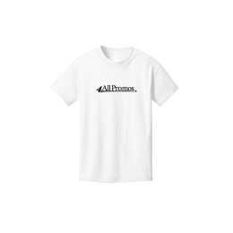 Custom Port & Company Youth Core Cotton Tee - White Front Side 