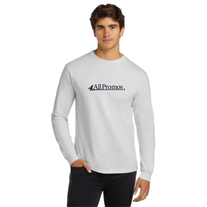 Custom Gildan Ultra Cotton 100% US Cotton Long Sleeve T-Shirt - White Front Side Custom Gildan Ultra Cotton 100% US Cotton Long Sleeve T-Shirt - White Front Side
