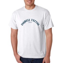 Custom White Gildan DryBlend T-Shirt